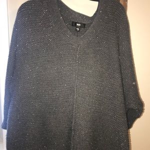 Grey and silver sweater